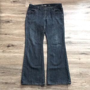 TOMMY HILFIGER Denim Bootcut Jeans, Dark Wash, Freedom Flare, Size 8 S